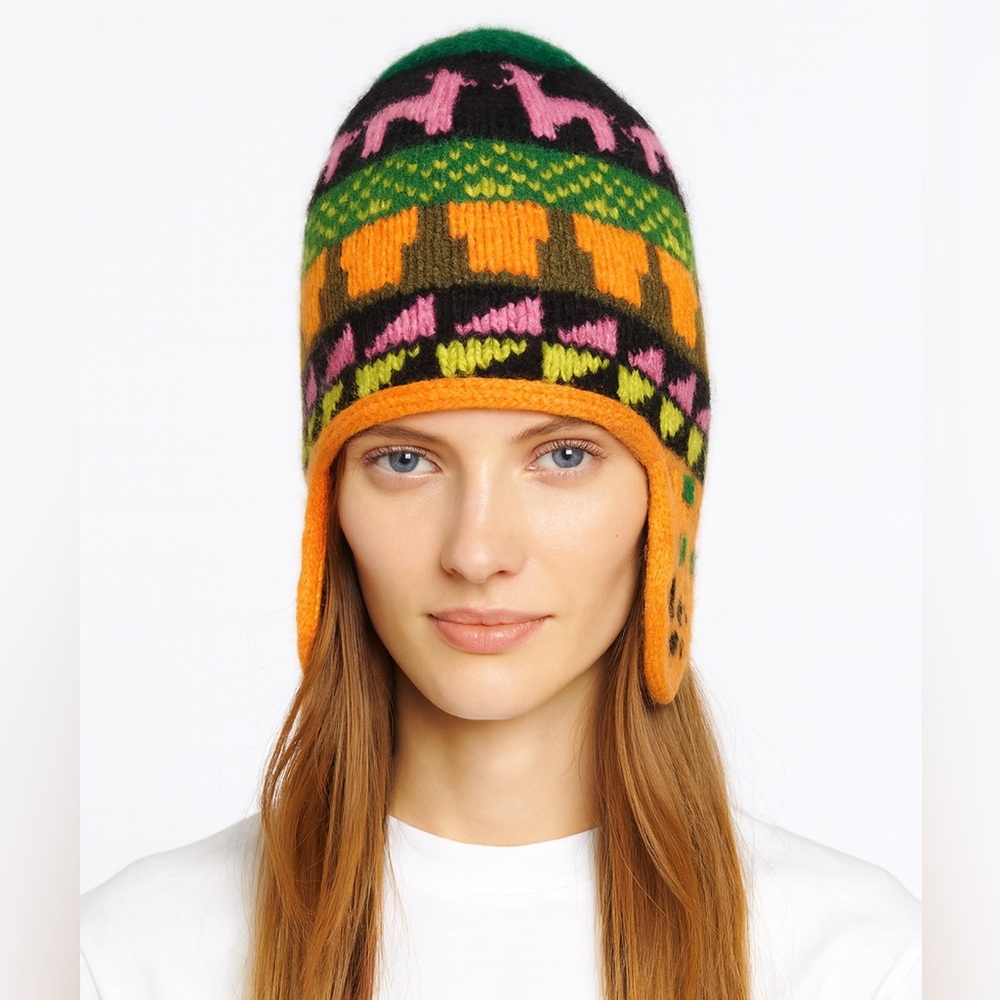 The Elder Statesman 100% cashmere hat NWT